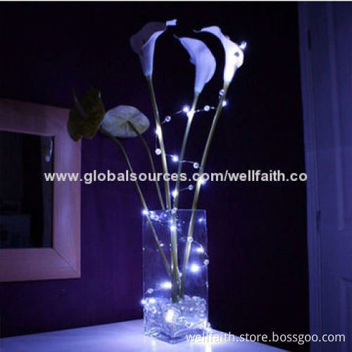 12V waterproof 5mm LED fairy string lights, RGB, with free samples